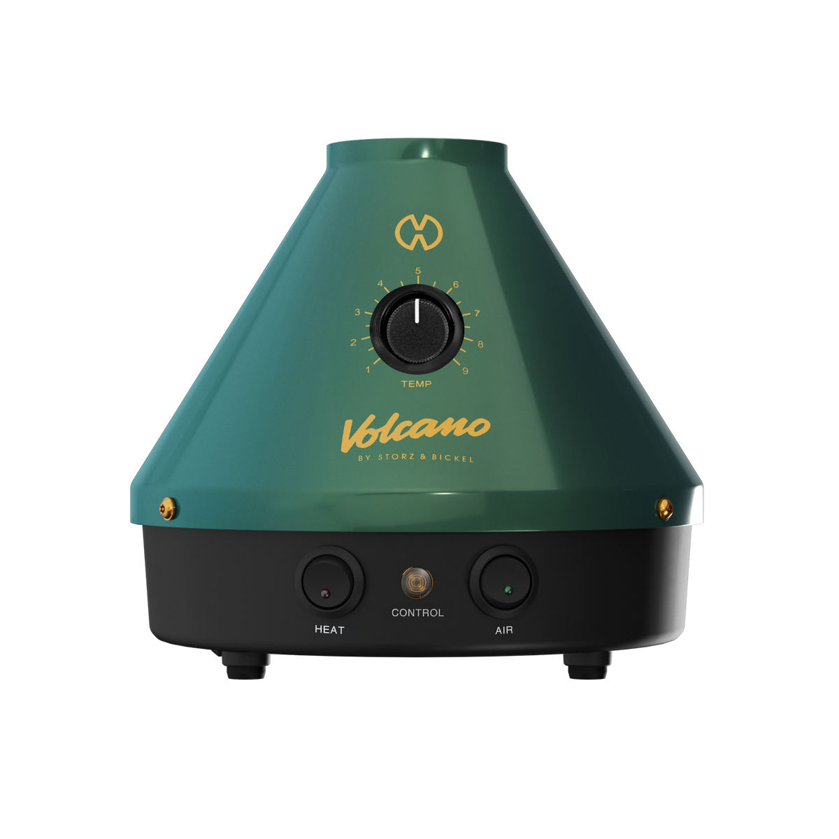 Vaporizador Storz & Bickel Volcano Classic - Edición limitada verde y dorada del 25.º aniversario