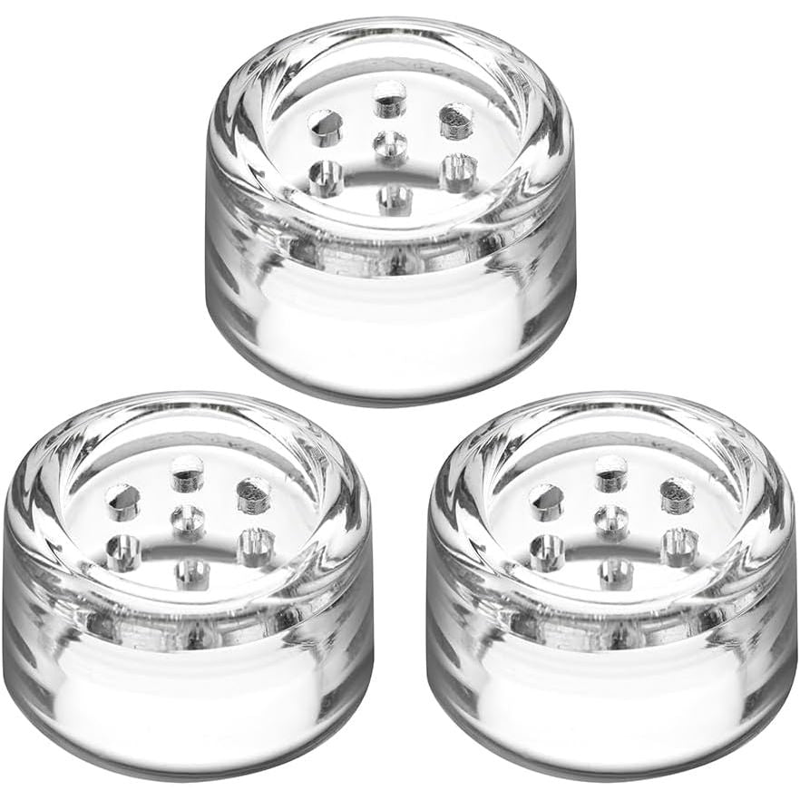 Cápsulas dosificadoras de vidrio (sin tapa), pack de 3 – se muestran tres cápsulas, para TinyMight 2 y TinyMight 1