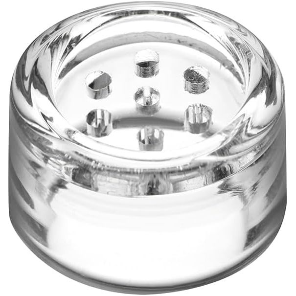 Cápsula dosificadora de vidrio (sin tapa) – primer plano de una cápsula, para TinyMight 2 y TinyMight 1